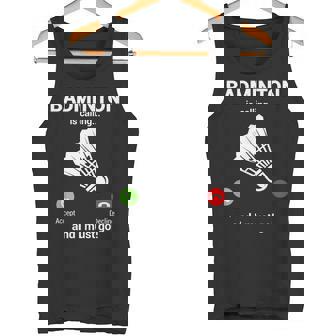 バドミントン呼び出しバドミントン愛好家面白いバドミントン選手 タンクトップ - Kawaiitshirt