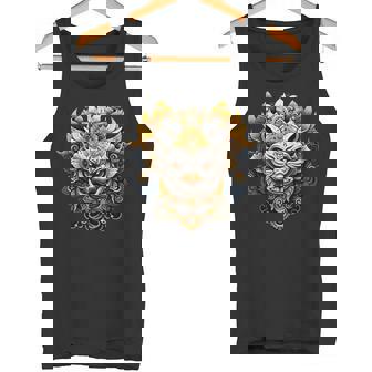 バリ文化 バロンマスク バリ インドネシア タンクトップ - Kawaiitshirt