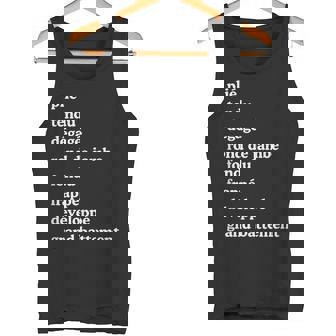 バレエダンサー用語 ダンス用語 タンクトップ - Kawaiitshirt