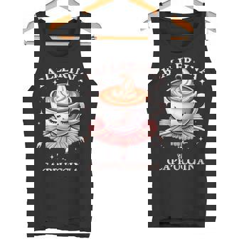 バレリーナ カプチーノ おもしろスローガン イタリアンブレイン レッド タンクトップ - Kawaiitshirt