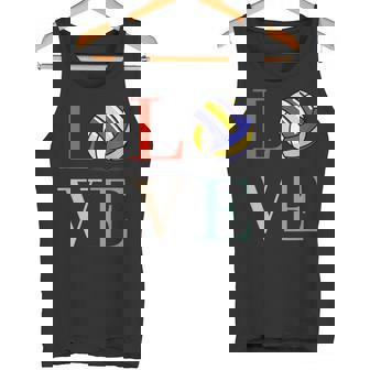 バレーボール 面白い バレー部 おもしろ 文字入り 服 おもしろグッズ 文字 ネタ メンズ Love 部活 タンクトップ - Kawaiitshirt