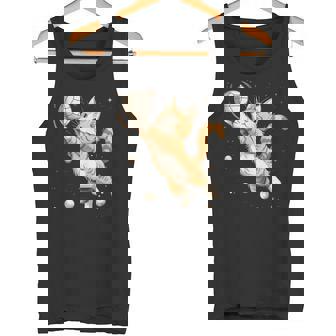 バレーボール選手のかわいいバレーボール猫。 タンクトップ - Kawaiitshirt