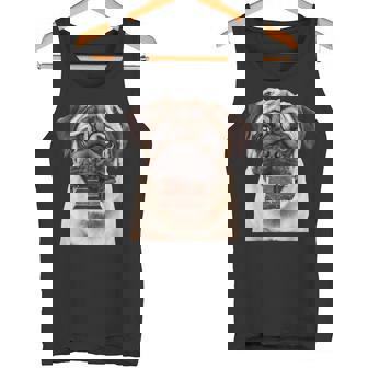 パグチョコレート タンクトップ - Kawaiitshirt