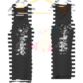 パピヨンドッグ-パピヨン タンクトップ - Kawaiitshirt