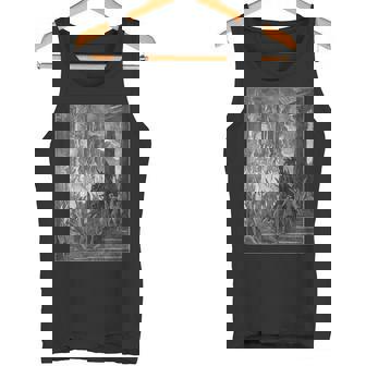 パラダイス・ロスト「ハイ・オン・ア・スローン」ギュスターヴ・ドレ・アート タンクトップ - Kawaiitshirt