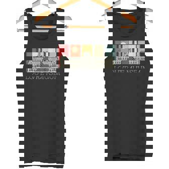 パリのルーブル美術館 フランス観光 タンクトップ - Kawaiitshirt