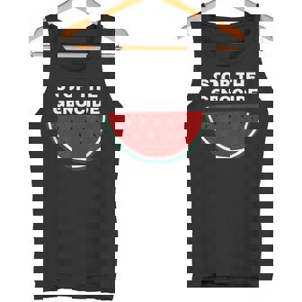 パレスチナスイカ ジェノサイドを止める タンクトップ - Kawaiitshirt