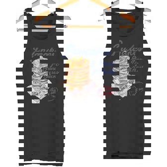 パンケーキとパニック発作 面白い メンタルヘルス 不安 タンクトップ - Kawaiitshirt