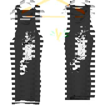 パンダのポケットに入ったパンダ タンクトップ - Kawaiitshirt