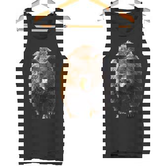 ヒグマ グリズリー ベア ブラザーズ フォレスト ワイルド ヒグマ タンクトップ - Kawaiitshirt