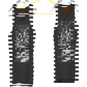 ヒップホップ Y2k Hip Hop Cat ヴィンテージ ヒップスター レトロ エッジの効いたストリートウェア 猫 タンクトップ - Kawaiitshirt