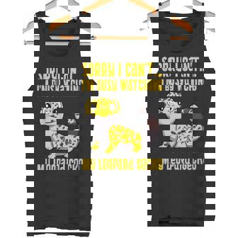 ヒョウモントカゲモドキについて考える かわいいトカゲ タンクトップ - Kawaiitshirt