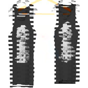 ビションフリーゼ 犬 モチーフ ペット イラスト ビションフリーゼ タンクトップ - Kawaiitshirt