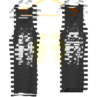 ビリヤード プール スヌーカー ビリヤードを持つ猫 かわいい子猫 タンクトップ - Kawaiitshirt