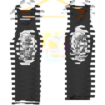 ビーバームーン 冬のワンダーランドのかわいいビーバー タンクトップ - Kawaiitshirt