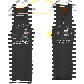 ビールで動いてます 酒 メンズ おもしろ 筆文字 面白い 服 オリジナル おもしろグッズ 文字 ネタ ビール愛好者の誇り タンクトップ - Kawaiitshirt