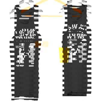 ビールジャック・ラッセル・テリア犬 タンクトップ - Kawaiitshirt