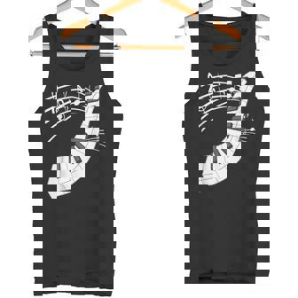 ピアノの鍵盤・音符・楽器ピアノ タンクトップ - Kawaiitshirt