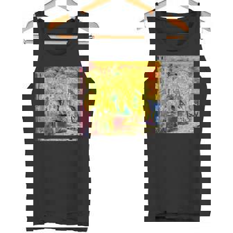 ピエール・ボナール作 ミモザの束 1945 タンクトップ - Kawaiitshirt