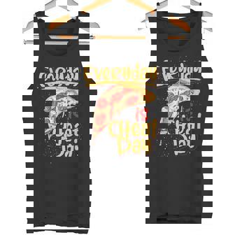 ピザ 美味しい食べ物 恋人 炭酸 不健康なダイエット チートデー タンクトップ - Kawaiitshirt