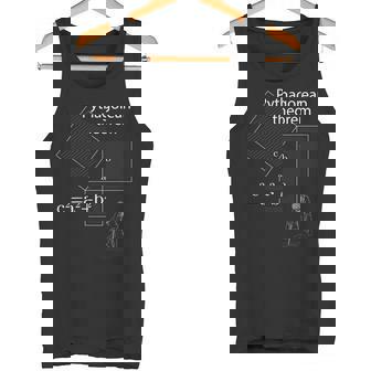 ピタゴラス定理の設計 タンクトップ - Kawaiitshirt
