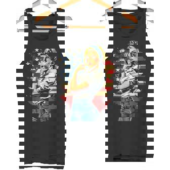 ピンアップセクシースタイルアメリカの象徴 タンクトップ - Kawaiitshirt