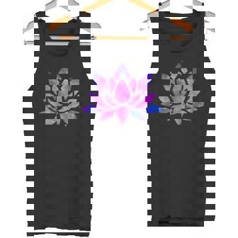 ピンクと紫の蓮の花 タンクトップ - Kawaiitshirt