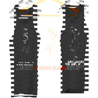 ピンナップガール スマート、生意気、やや上品 タンクトップ - Kawaiitshirt