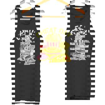 ファーストフード バーガー ピザ ドーナツ フィットネス ギフト スガロの日 タンクトップ - Kawaiitshirt