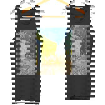 フィンセントファンゴッホの夜のカフェテラス タンクトップ - Kawaiitshirt