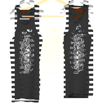 フェイズオブザムーン 生命の樹サークル タンクトップ - Kawaiitshirt