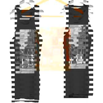 フェルメール【小路】贈り物 ギフト タンクトップ - Kawaiitshirt