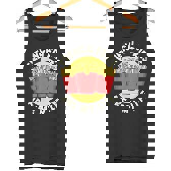 フライドポテト フライドポテトは私の人生 フライドポテト タンクトップ - Kawaiitshirt