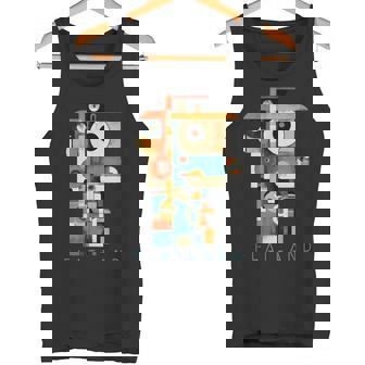 フラットランド エドウィン・A・アボット作 多次元のロマンス タンクトップ - Kawaiitshirt