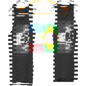 フランス ブラジルの旗 タンクトップ - Kawaiitshirt