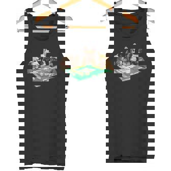 フレンチブルドッグ 犬 麻雀 面白いtシャツ メンズ おもしろ 面白い 服 おもしろグッズ ネタ 雀士 タンクトップ - Kawaiitshirt