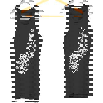 フレンチホルンのドローイング タンクトップ - Kawaiitshirt