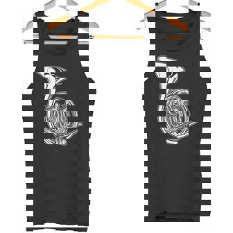 フレンチホルン製図コンサートバンドホルニスト タンクトップ - Kawaiitshirt