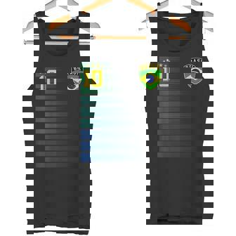 ブラジル サッカーファン ジャージ ブラジル国旗 フットボール愛好家 タンクトップ - Kawaiitshirt