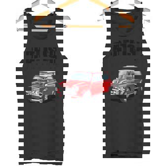 ブリティッシュクラシックカー レッド ミニスポーツカー タンクトップ - Kawaiitshirt