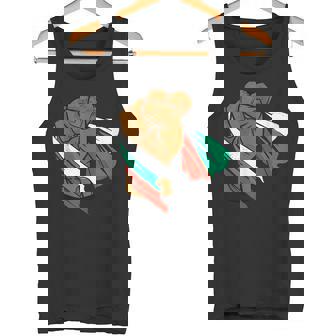 ブルガリア 国旗 パワーハンドフィスト ブルガリアルーツ ブルガリアプライド タンクトップ - Kawaiitshirt