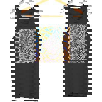 ブルースの直径のジャングルプリントゴールド。シマウマ、パンサー、チーター タンクトップ - Kawaiitshirt