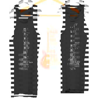 ブルース音楽ギターギタリストのギタリストのためのおかしいギフト タンクトップ - Kawaiitshirt
