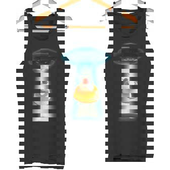 プリン Ufo 面白いtシャツ 食べ物 ダイエット 減量 メンズ おもしろ 面白い 服 オリジナル グッズ ネタ タンクトップ - Kawaiitshirt