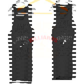 プールプレーヤービリヤードtシャツ I Am Not Addicted To Billiards タンクトップ - Kawaiitshirt