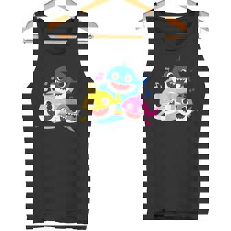 ベイビーシャーク・パパとママとサメなぞく・プレゼント・キッズ・メンズ・ウーマン家族系 タンクトップ - Kawaiitshirt