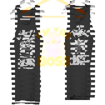 ベイビー・ボス「アイム・ザ・ボス」ライク・ア・ボス・キッズ タンクトップ - Kawaiitshirt