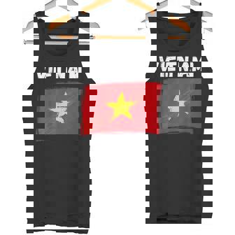 ベトナム国旗 ホリデー ビンテージ グランジ ベトナム国旗 タンクトップ - Kawaiitshirt