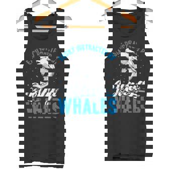 ベルーガクジラに簡単に気を取られる面白いシロイルカ動物。 タンクトップ - Kawaiitshirt