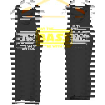 ベース ギター ドラム May The Bass Be With You ベーシスト ドラマー タンクトップ - Kawaiitshirt